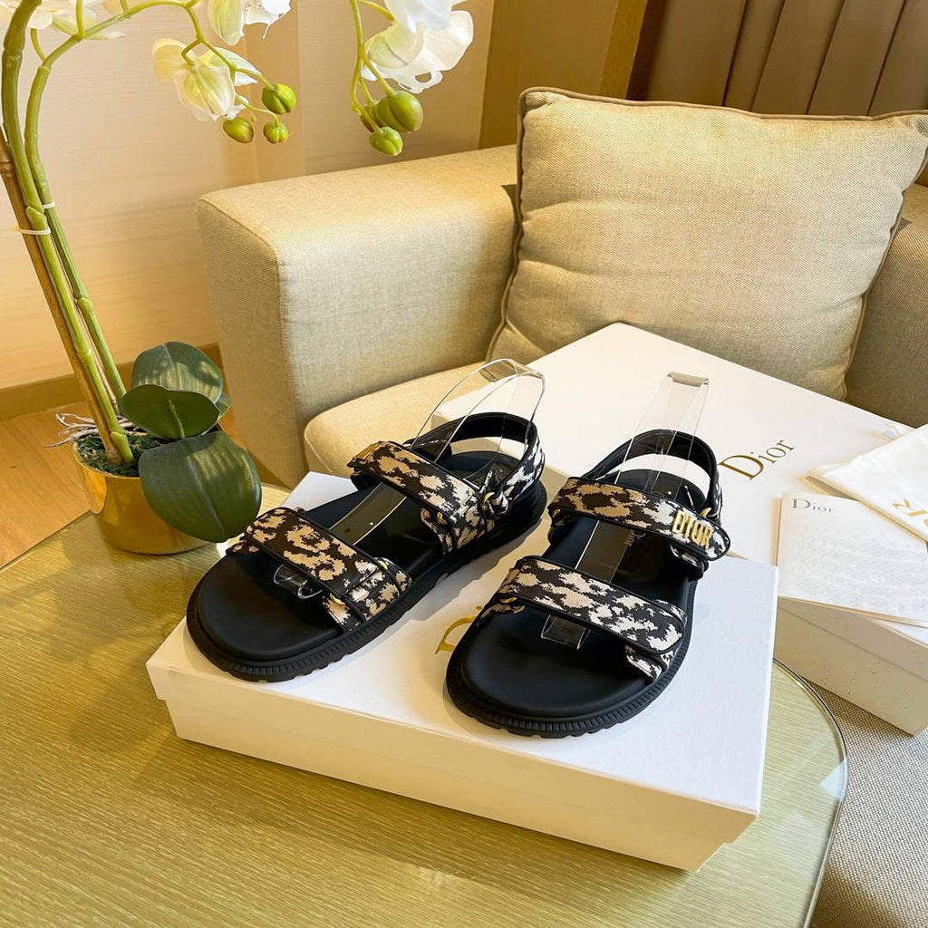 Dior Women's Slippers Designer Dior Sandals Flats Shoes D81193