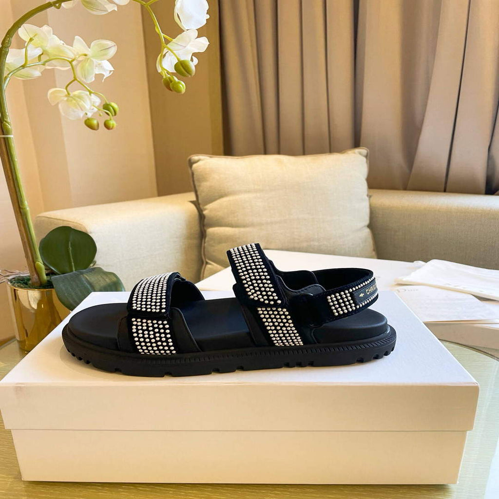 Dior Women's Slippers Designer Dior Sandals Flats Shoes D81190