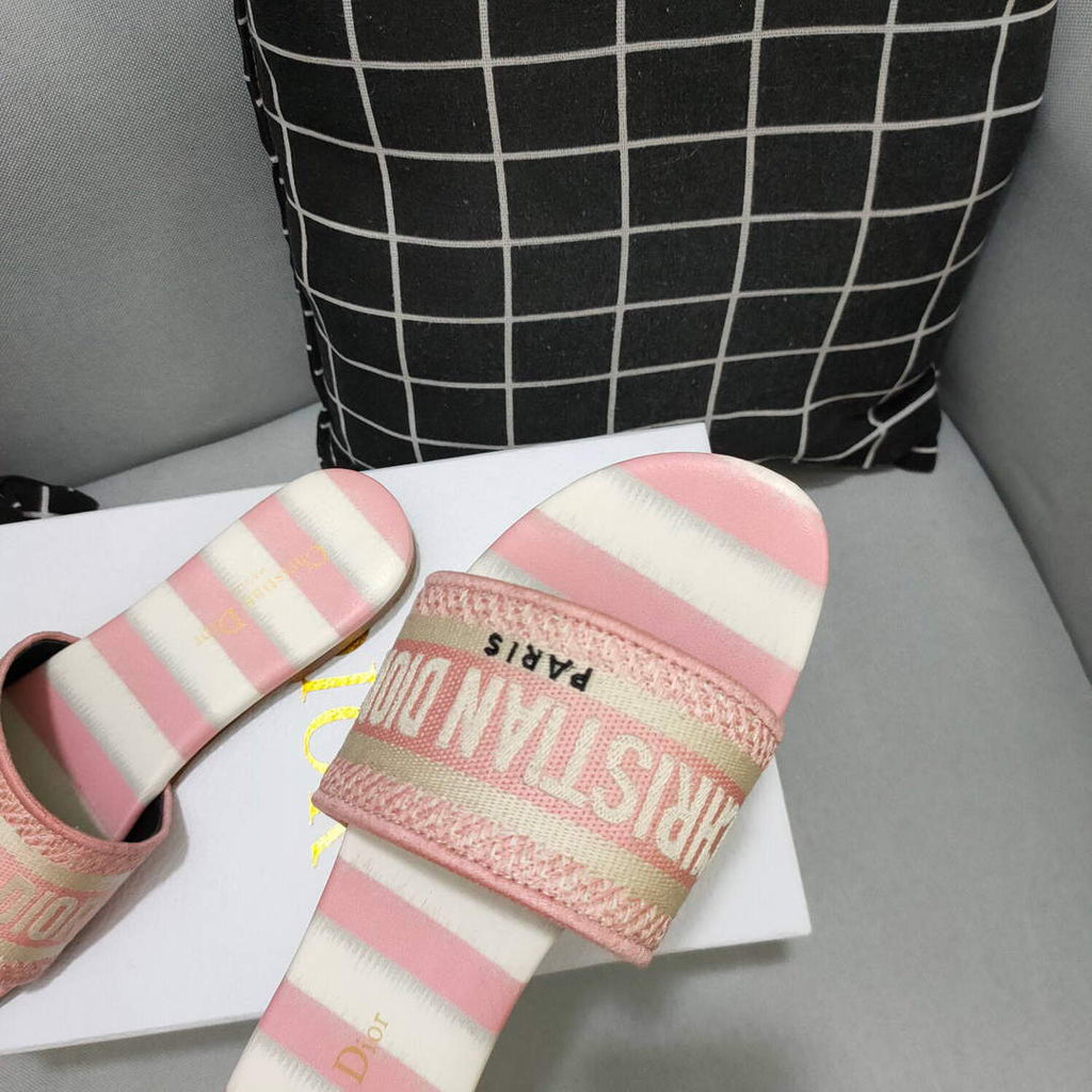 Dior Women's Slippers Designer Dior Sandals Flats Shoes D81196