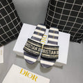 Dior Women's Slippers Designer Dior Sandals Flats Shoes D81197