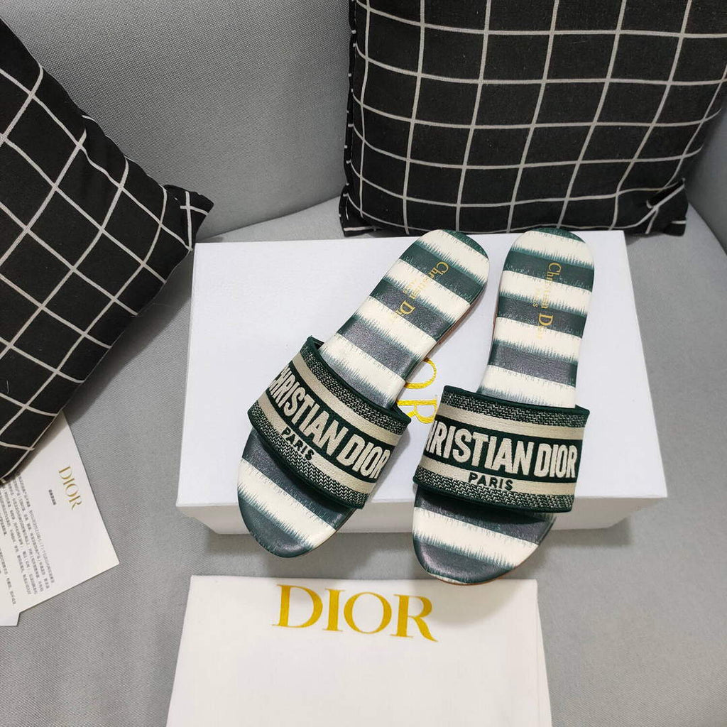 Dior Women's Slippers Designer Dior Sandals Flats Shoes D81198