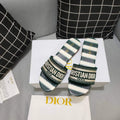 Dior Women's Slippers Designer Dior Sandals Flats Shoes D81198