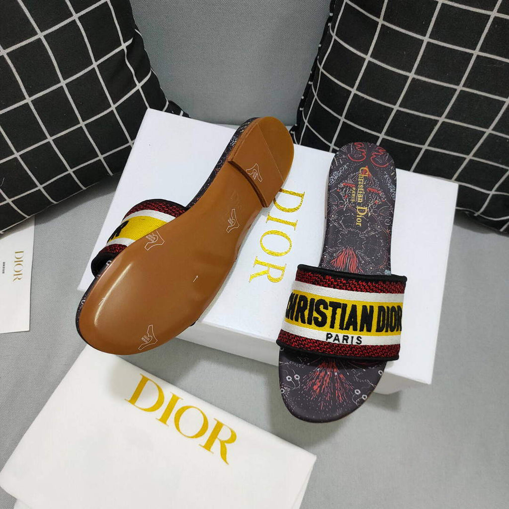 Dior Women's Slippers Designer Dior Sandals Flats Shoes D81199