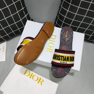 Dior Women's Slippers Designer Dior Sandals Flats Shoes D81199 - 35 - View 3