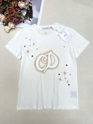 Dior Women's T-shirt Fashion Clothing D82608 - Black / S - View 10