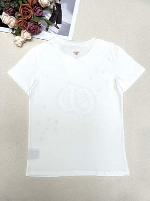 Dior Women's T-shirt Fashion Clothing D82608 - Black / S - View 18