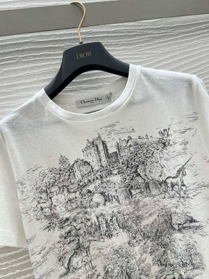 Dior Women's T-shirt Fashion Clothing D82605 - S - View 4