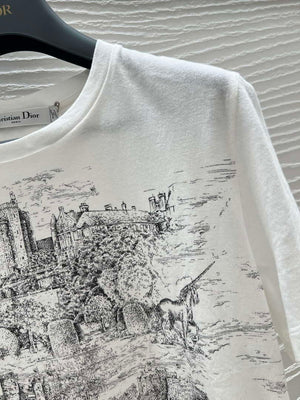 Dior Women's T-shirt Fashion Clothing D82605 - S - View 5