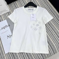 Dior Women's T-shirt Fashion Clothing D82613 - White / S - View 1