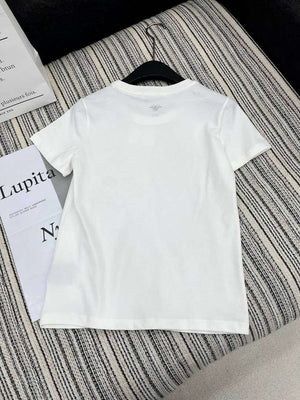 Dior Women's T-shirt Fashion Clothing D82613 - White / S - View 4