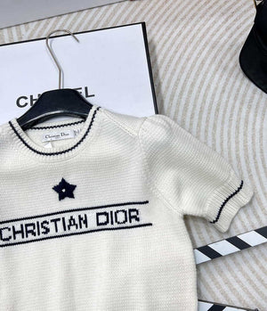 Dior Women's T-shirt Fashion Clothing D82700 Five-star embroidered short sleeves - S - View 5