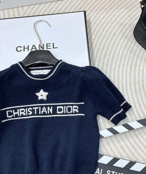 Dior Women's T-shirt Fashion Clothing D82701 Five-star embroidered short sleeves - S - View 5
