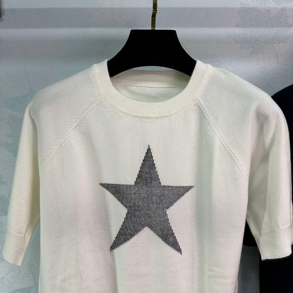 Dior Women's T-shirt Fashion Clothing embroidery D82615