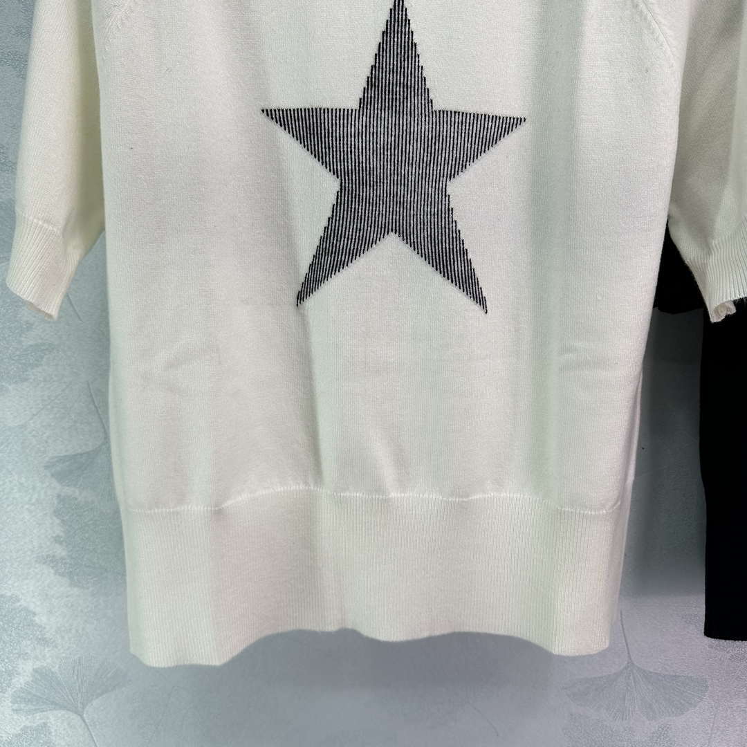 Dior Women's T-shirt Fashion Clothing embroidery D82615