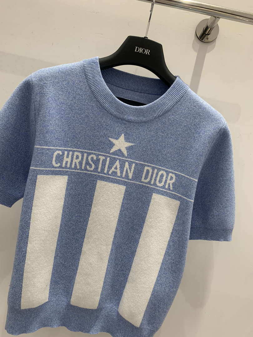 Dior Women's T-shirt Fashion Clothing wool D82604