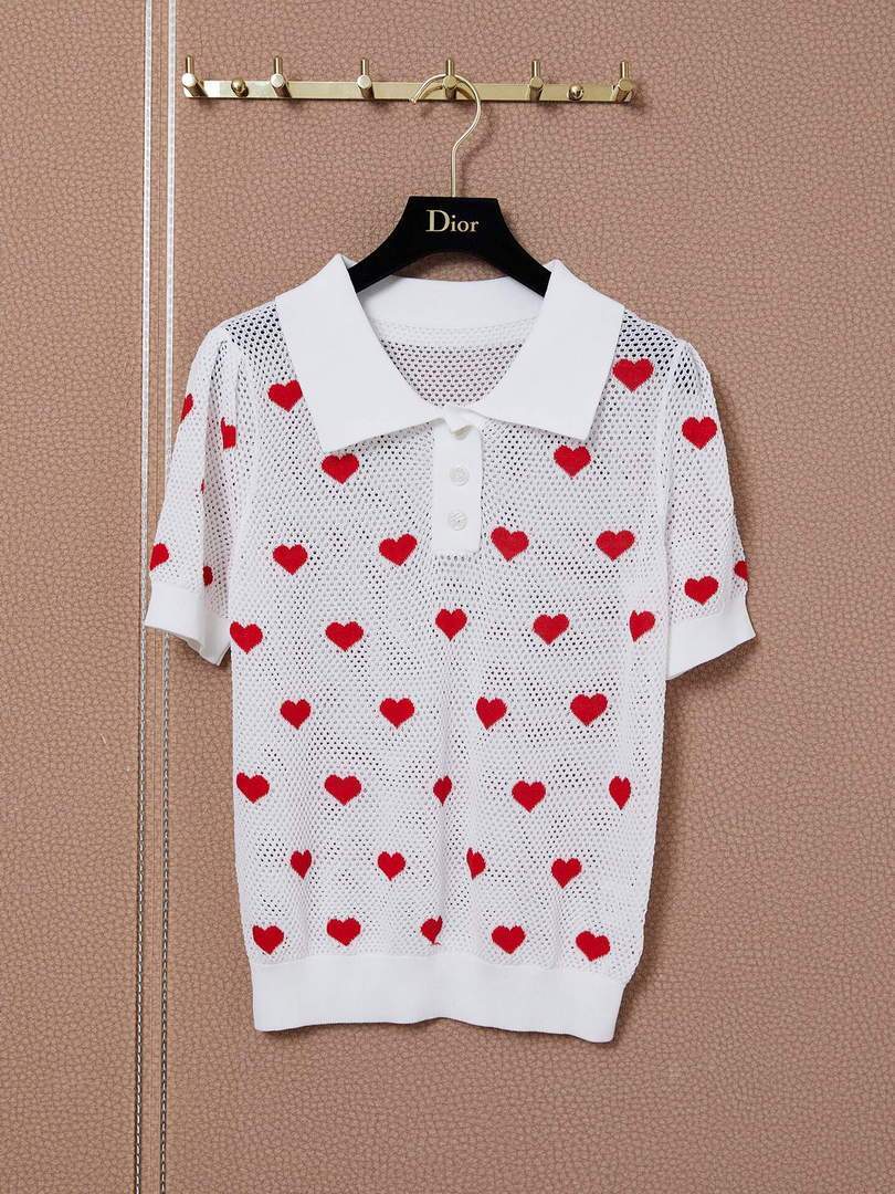 Dior Women's T-Shirts Designer Dior Clothing White 38091 - luxibagsmall