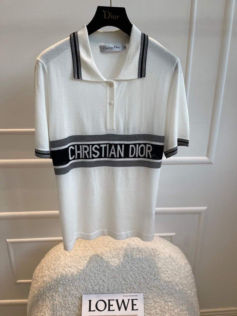 Dior Women's T-Shirts Designer Dior Clothing White 38092 - luxibagsmall