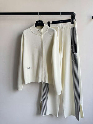 Dior Women's Tracksuit Casual Knitted suit Clothing D39003 - S / White - View 1