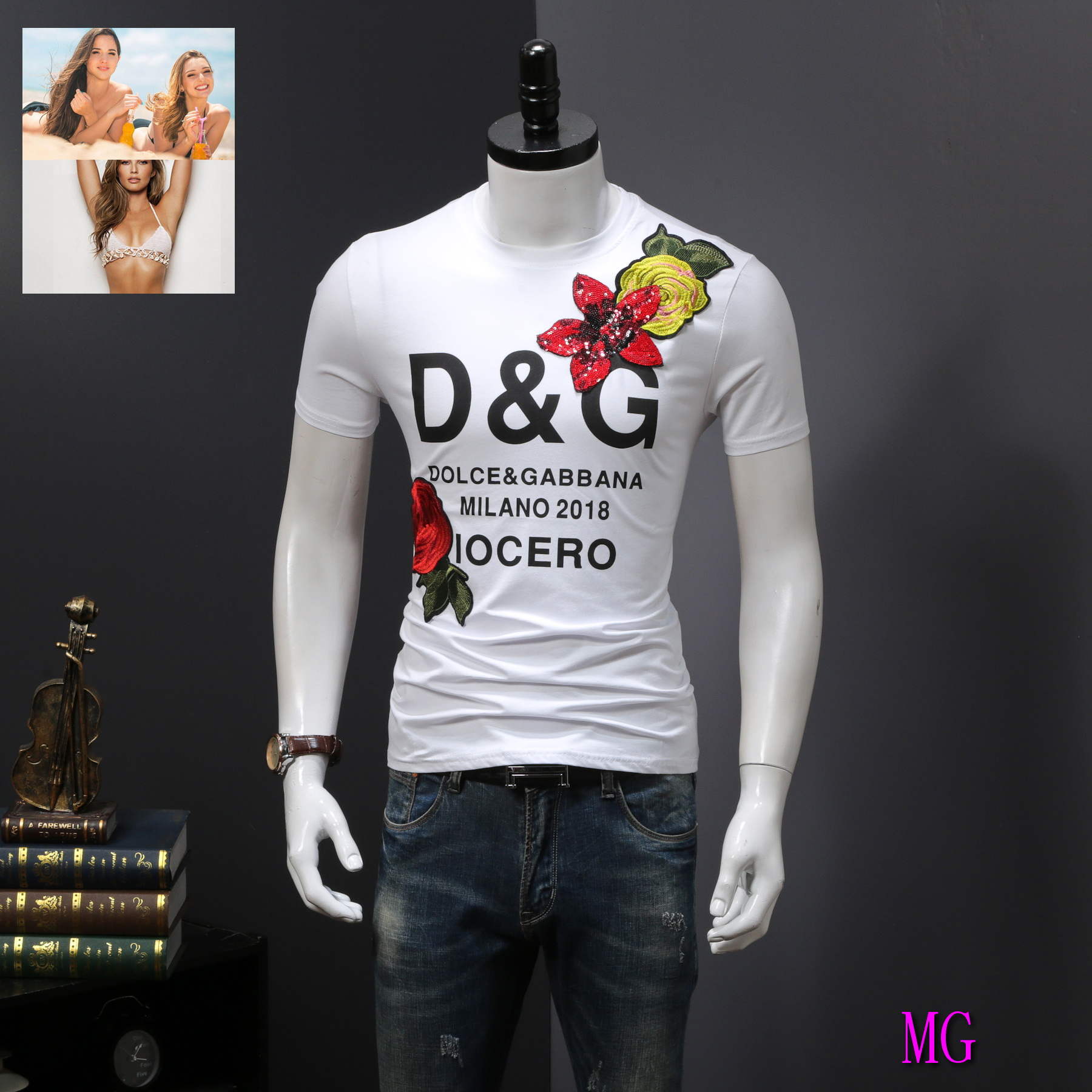 Dolce Gabbana Men T-Shirts DG Fashion Clothing DG6646