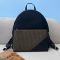 Fendi 2381 Backpack Black Fendi Nylon Shoulders Backpack 7VZ042 Black - Default Title - View 1