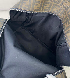 Fendi 2381 Backpack Black Fendi Nylon Shoulders Backpack 7VZ042 Black with red - Default Title - View 9