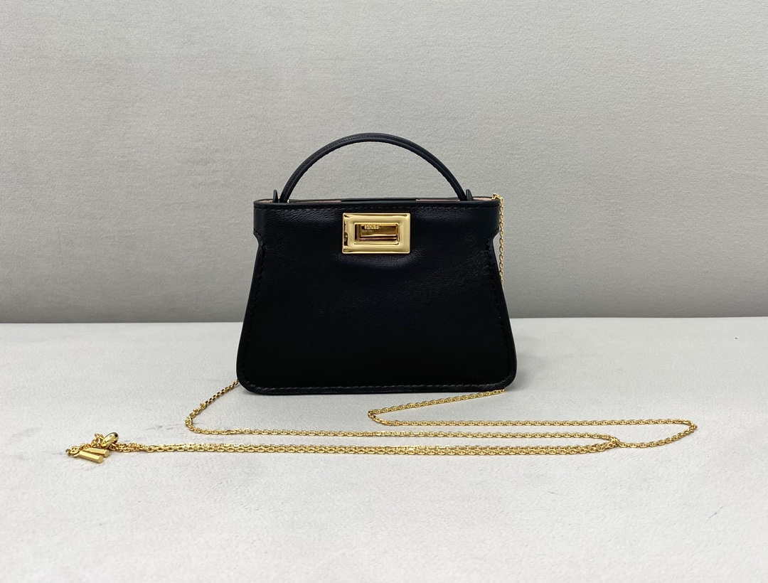 Fendi 7AR993 FENDI PICO PEEKABOO Charm 8385 Black - Default Title - View 1