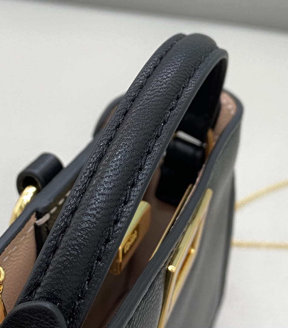 Fendi 7AR993 FENDI PICO PEEKABOO Charm 8385 Black - Default Title - View 5