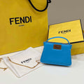 Fendi 7AR993 FENDI PICO PEEKABOO Charm Blue 8385 - Default Title - View 1