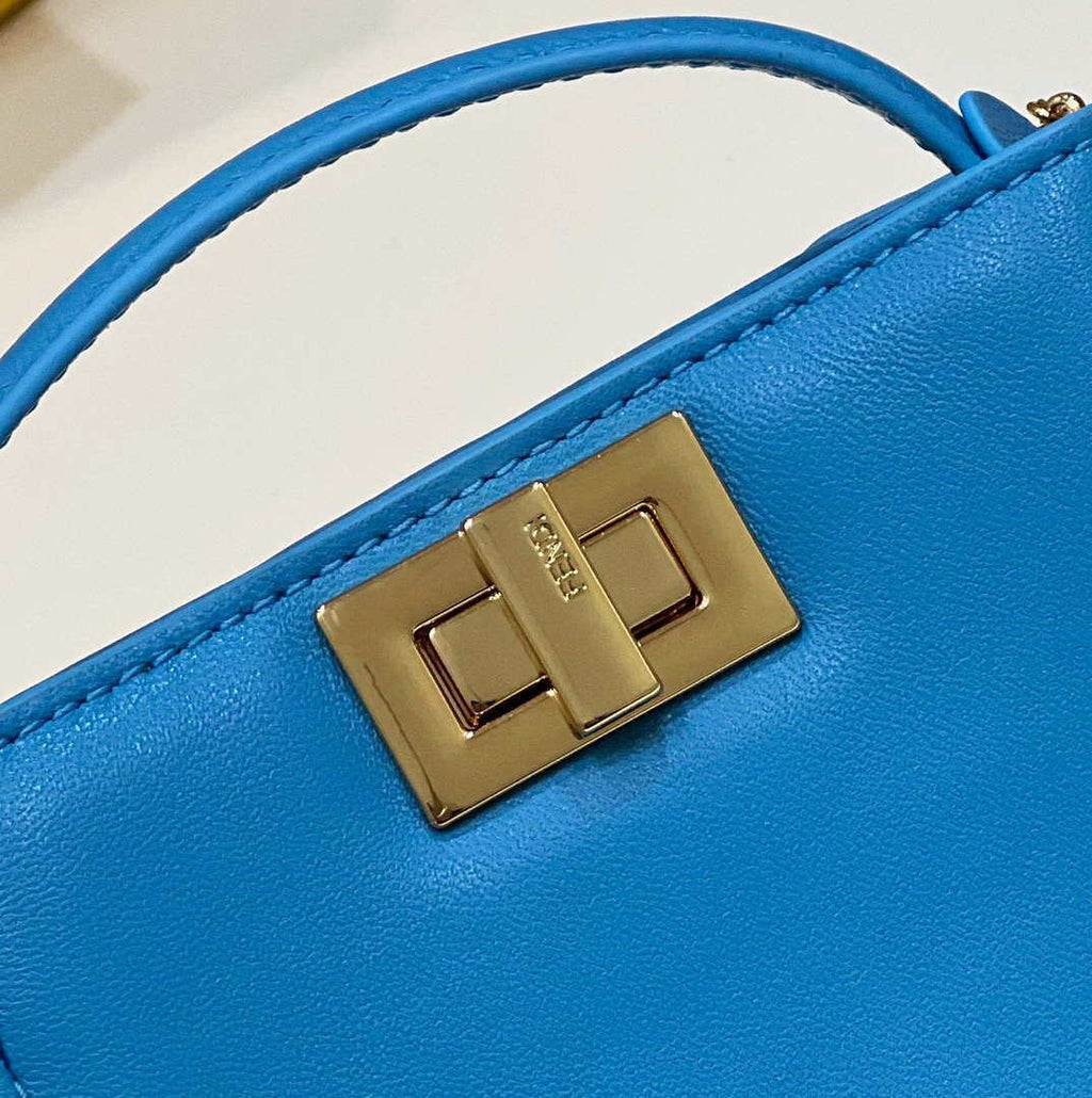 Fendi 7AR993 FENDI PICO PEEKABOO Charm Blue 8385