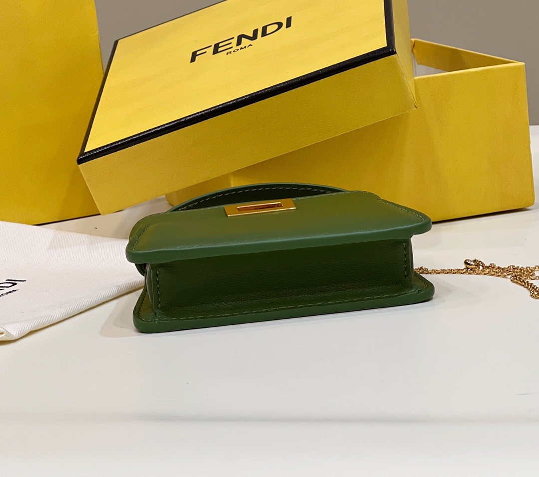 Fendi 7AR993 FENDI PICO PEEKABOO Charm 8385 Green - Default Title - View 4