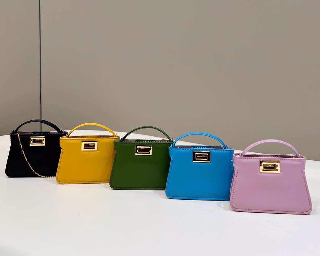Fendi 7AR993 FENDI PICO PEEKABOO Charm 8385 Purple - Default Title - View 1