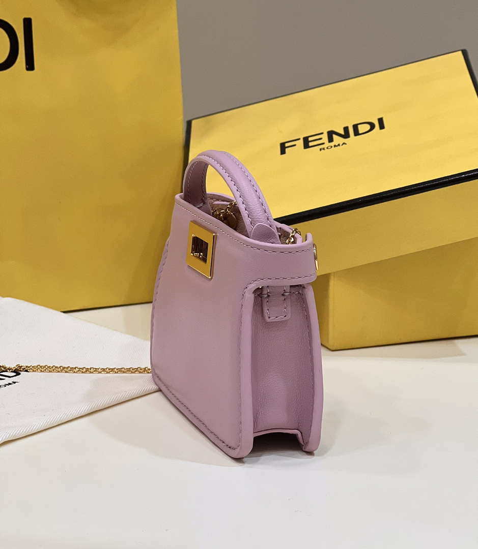 Fendi 7AR993 FENDI PICO PEEKABOO Charm 8385 Purple - Default Title - View 4