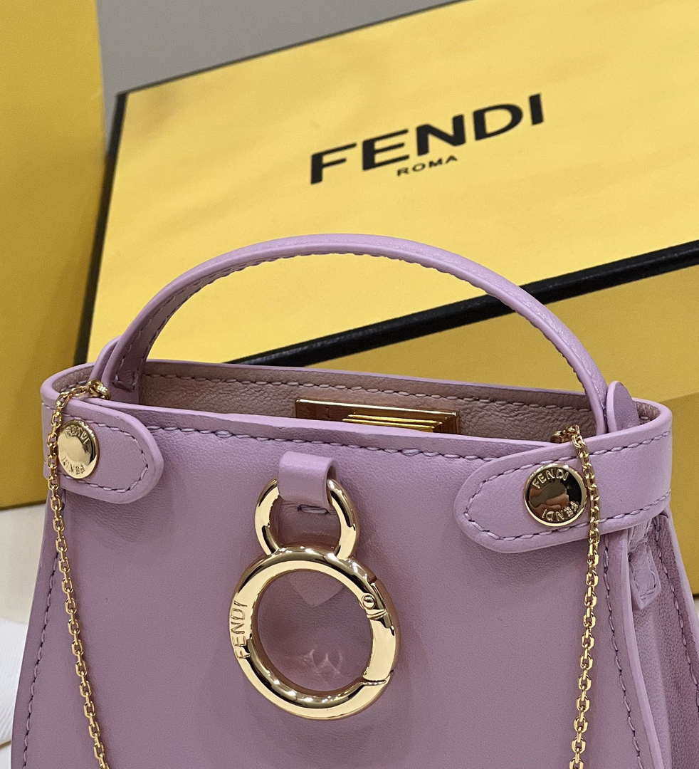 Fendi 7AR993 FENDI PICO PEEKABOO Charm 8385 Purple - Default Title - View 6