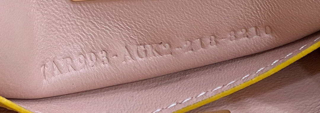 Fendi 7AR993 FENDI PICO PEEKABOO Charm 8385 Yellow