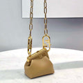 Fendi 7AS051 Nano Fendi First Charm Charm in Apricot nappa leather - Default Title - View 1