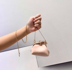 Fendi 7AS051 Nano Fendi First Charm Charm in pink nappa leather - Default Title - View 1