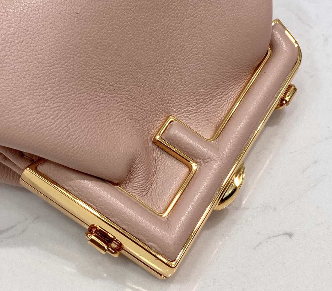 Fendi 7AS051 Nano Fendi First Charm Charm in pink nappa leather