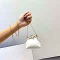 Fendi 7AS051 Nano Fendi First Charm Charm in White nappa leather - Default Title - View 1