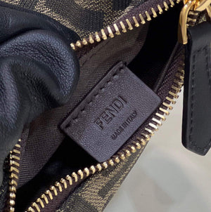Fendi 7AS089 Nano Fendigraphy coffee Brown leather Charm 80056S - Default Title - View 7
