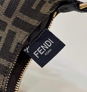 Fendi 7AS089 Nano Fendigraphy coffee Brown leather Charm 80056S - Default Title - View 9