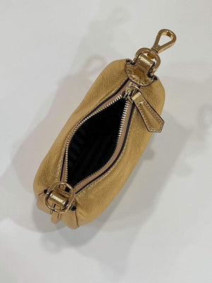 Fendi 7AS089 Nano Fendigraphy Gold leather Charm 80056S - Default Title - View 6