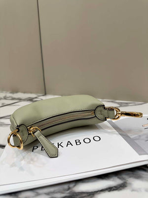 Fendi 7AS089 Nano Fendigraphy Green Leather Charm 80056S - Default Title - View 6