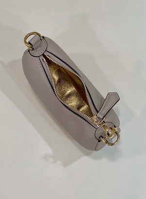 Fendi 7AS089 Nano Fendigraphy Gray Pink Leather Charm 80056S - Default Title - View 9