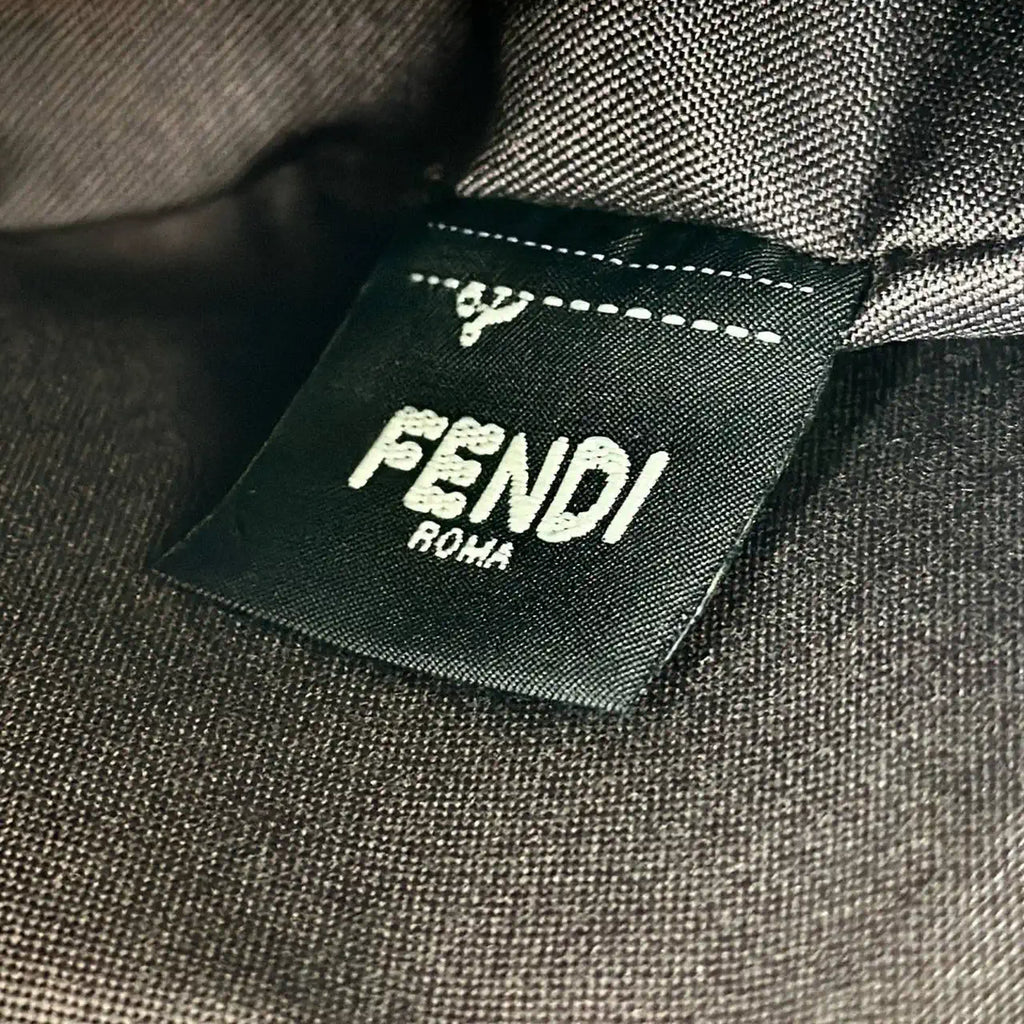 Fendi 7AS089 Nano Fendigraphy Navy Blue leather Charm 80056S