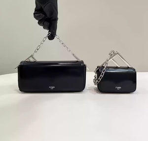 Fendi 7AS173 Fendi First Sight Black leather Nano bag - Default Title - View 2