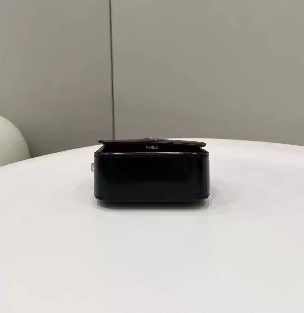 Fendi 7AS173 Fendi First Sight Black leather Nano bag - Default Title - View 5