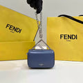 Fendi 7AS173 Fendi First Sight Blue leather Nano bag - Default Title - View 1