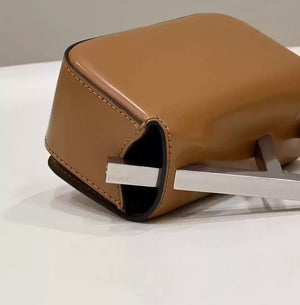 Fendi 7AS173 Fendi First Sight Brown leather Nano bag - Default Title - View 8