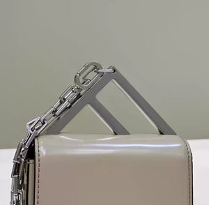 Fendi 7AS173 Fendi First Sight Gray leather Nano bag - Default Title - View 5
