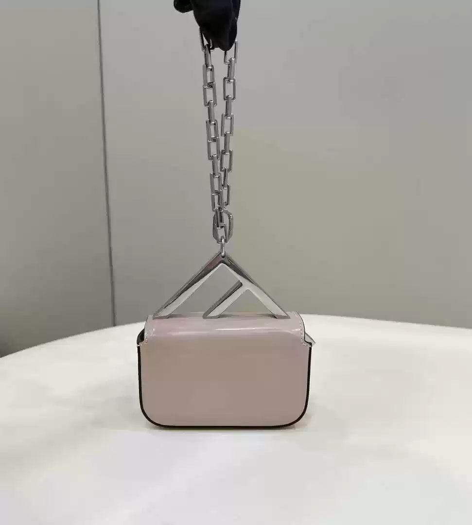 Fendi 7AS173 Fendi First Sight Light Pink leather Nano bag